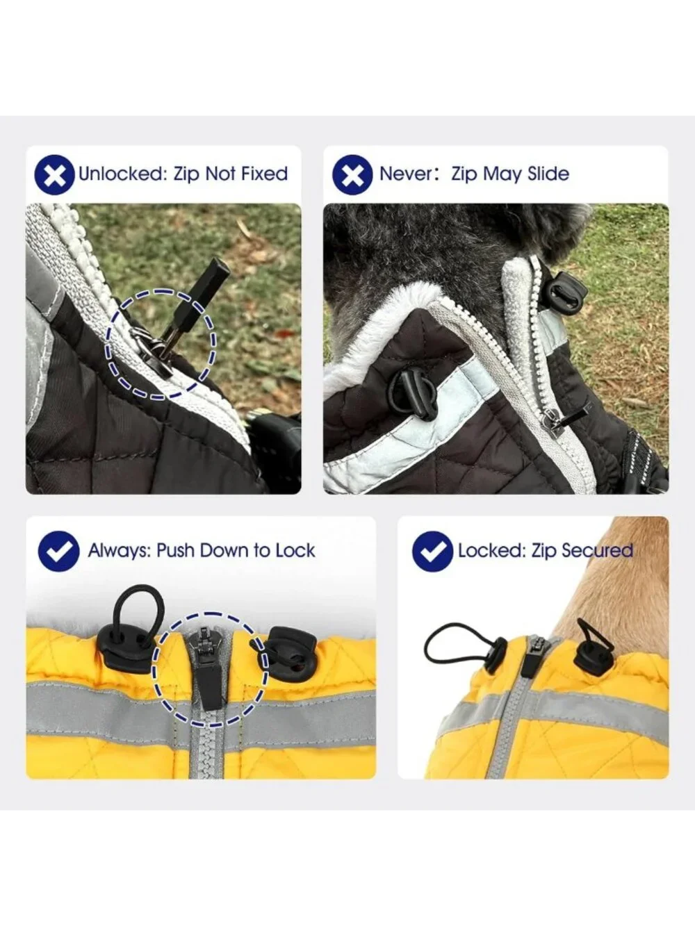 Cozy Fleece Dog Winter Jacket for Small Dogs with Harness - Warm Pet Coat